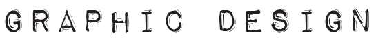 Text 'Graphic Design' in stylized black lettering
