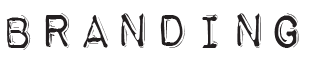 Text that reads 'BRANDING' with a stylized rope pattern at the top.