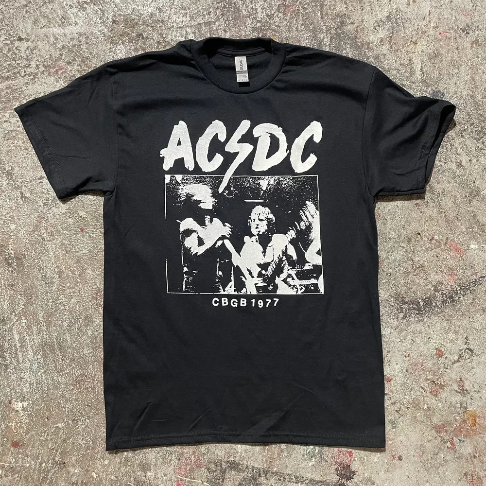 AC/DC "Live At CBGB's 1977" T-SHIRT