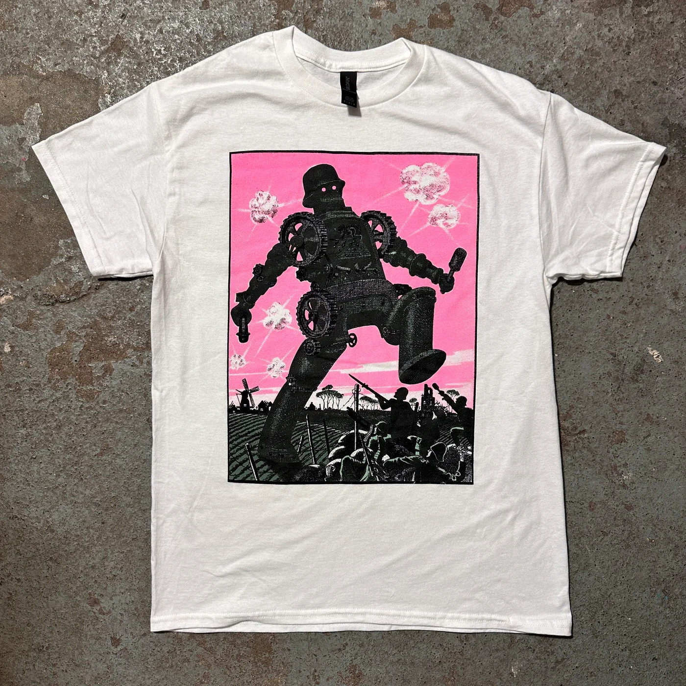 L.J. Jordaan 1940 Anti-War Print T-Shirt