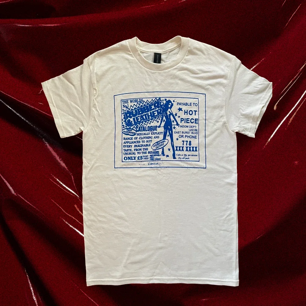 Rubber and Leather T-Shirt