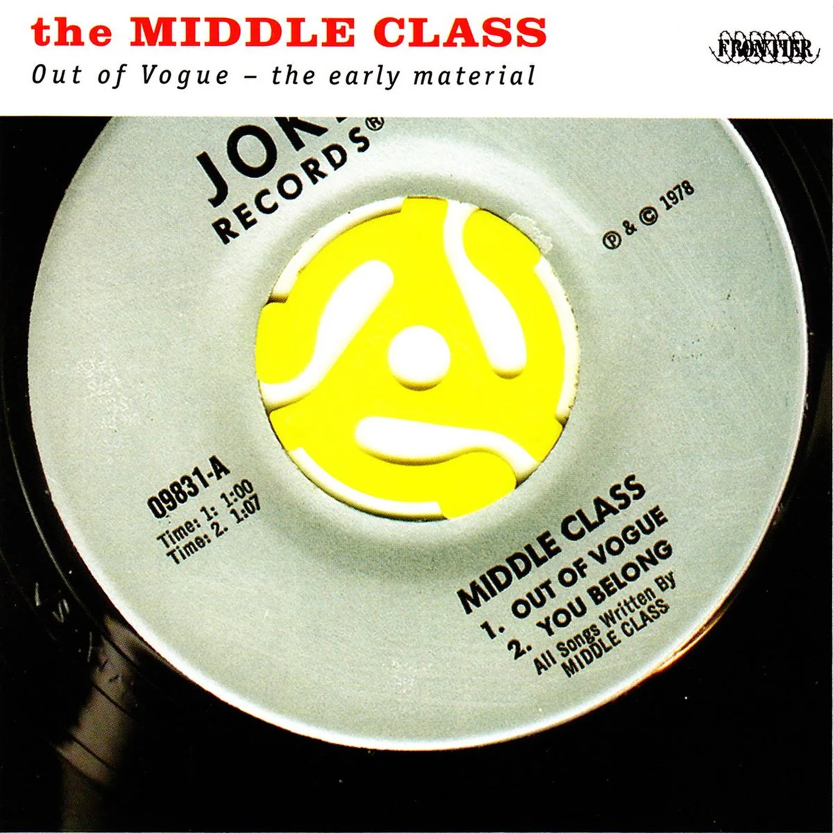 The Middle Class - Out of Vogue (The Early Material)