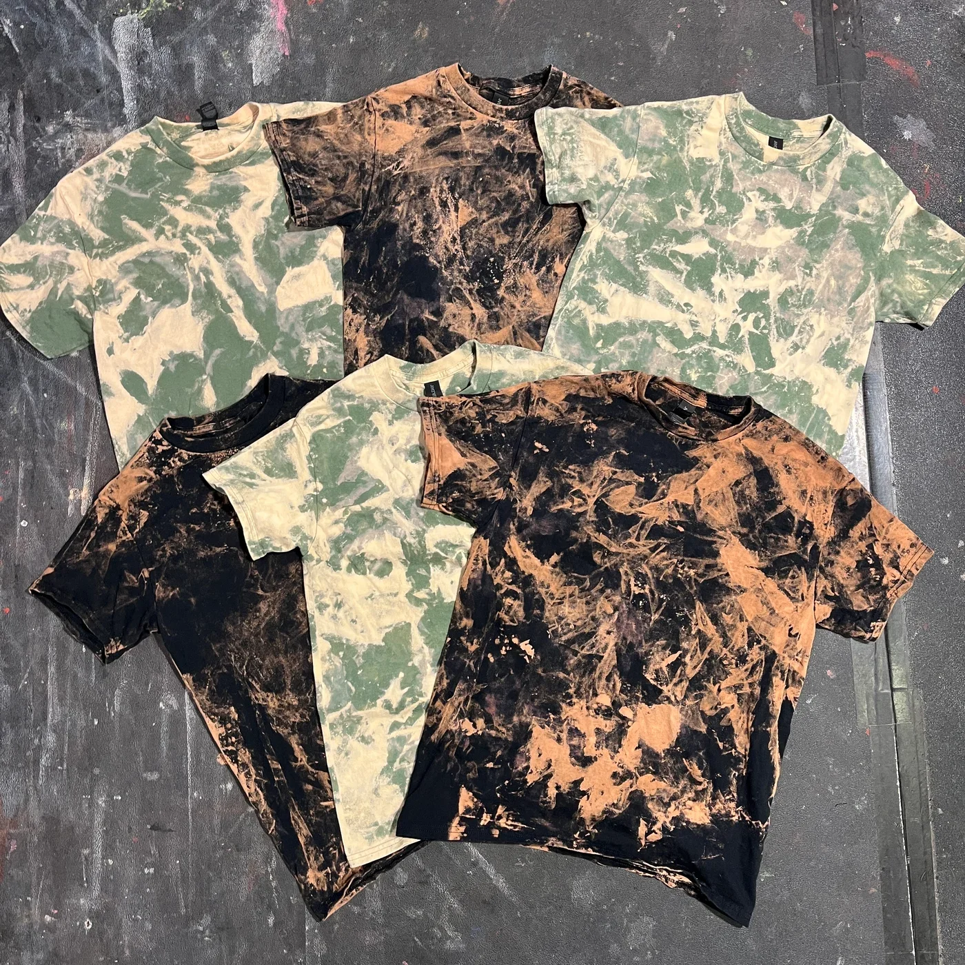 Custom Bleach Dye Tee