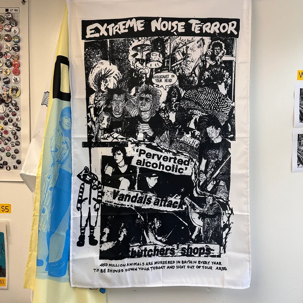 Extreme Noise Terror Flag
