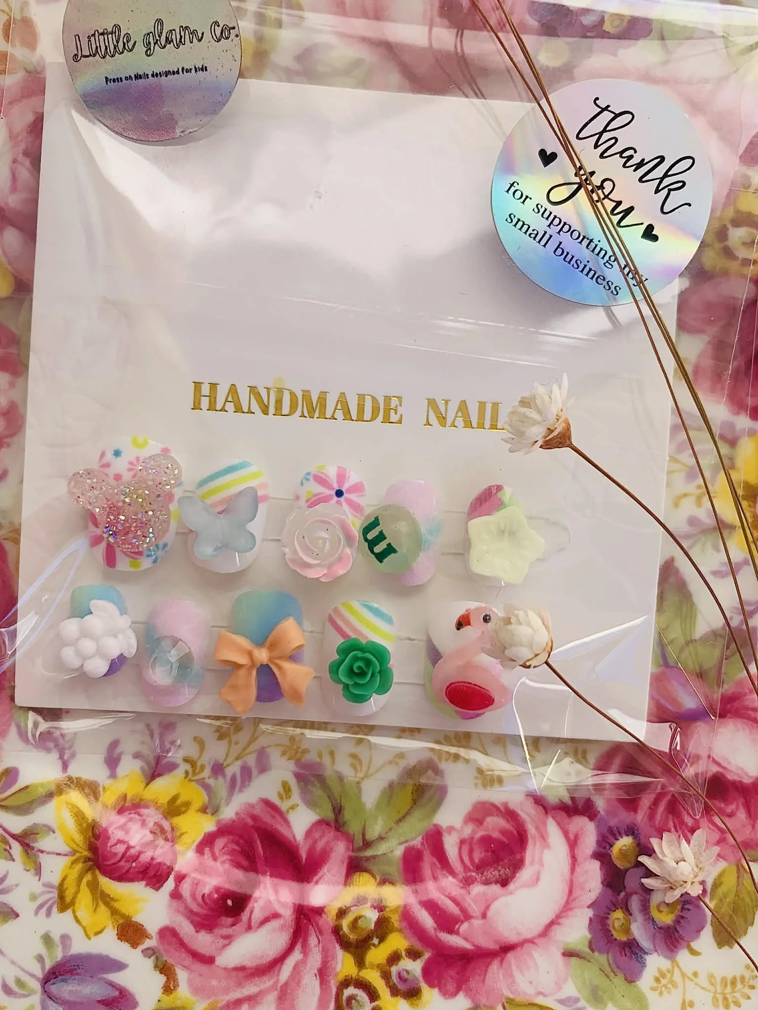 Customized Kids Press On's  