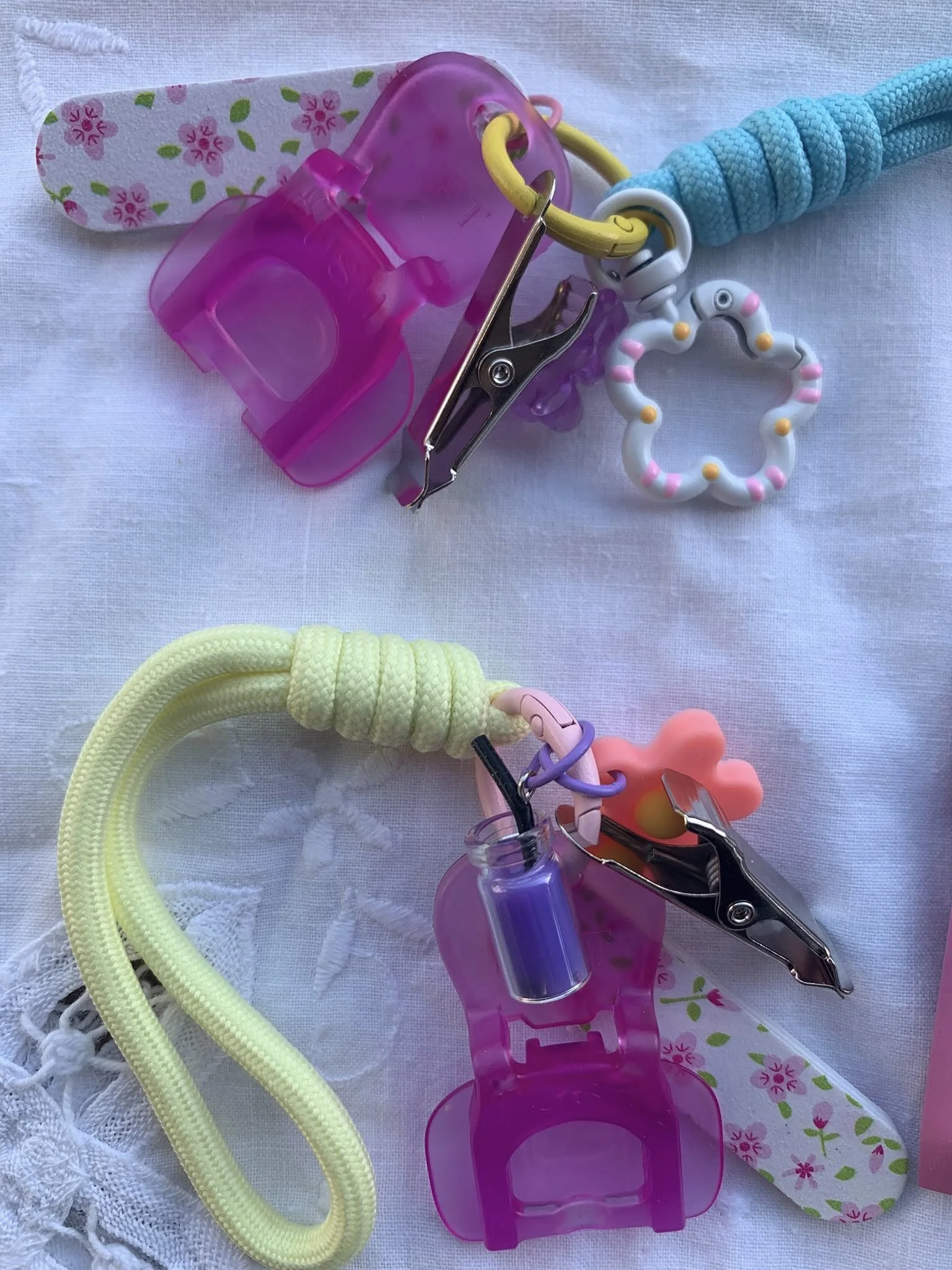 Gels & Glow- Official nail tool bag keyring 