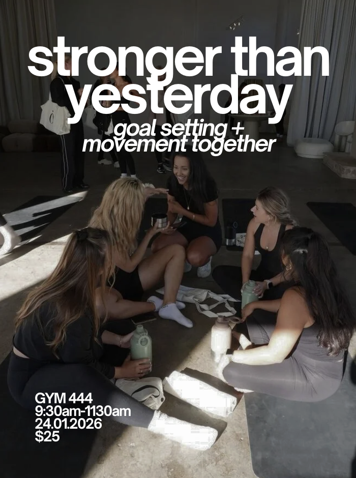 Women's Goal Setting Workshop + Strength Session