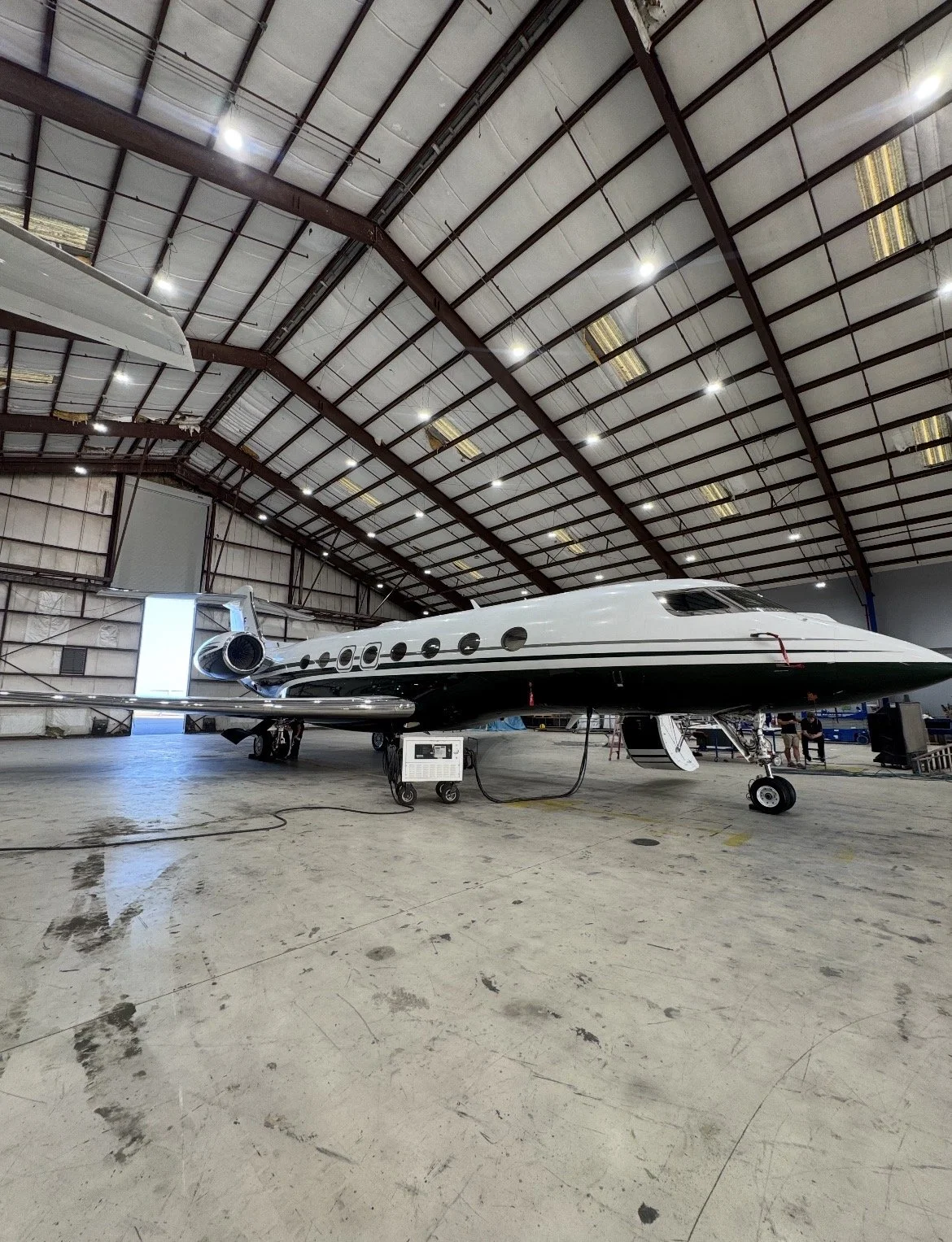 Gulfstream G650 Brightwook, Polishing, Washing, Detailing