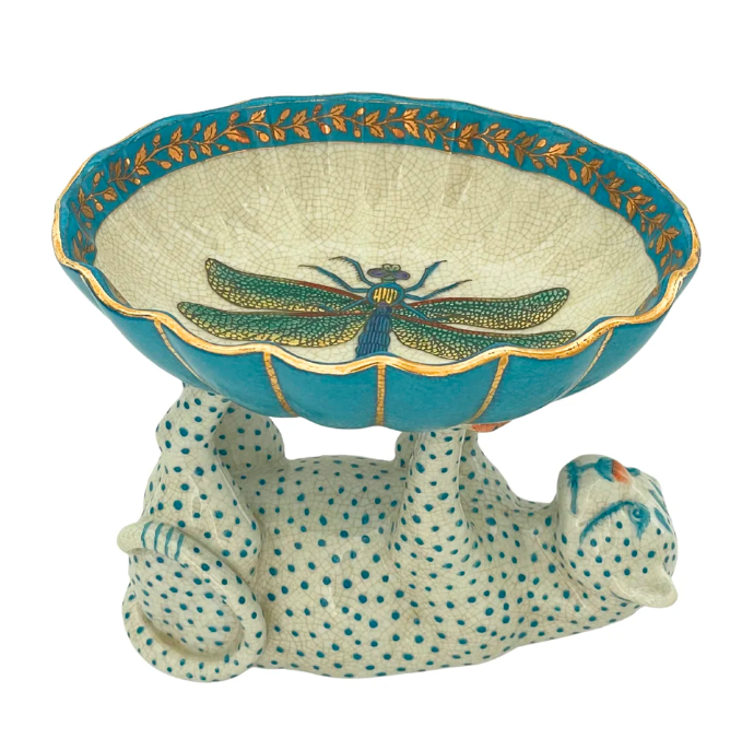 Snow Leopard Dish