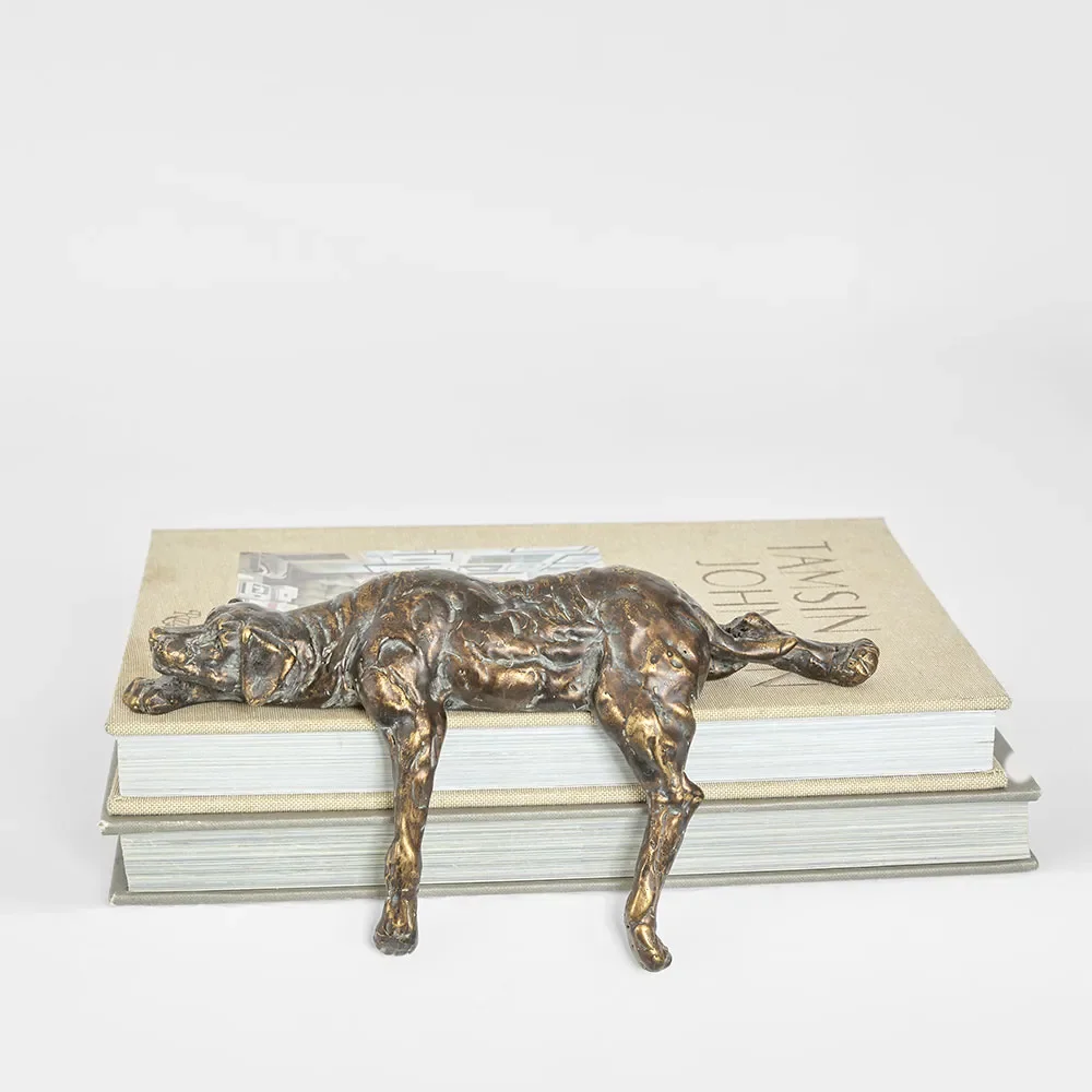Resting Dog Sculpture