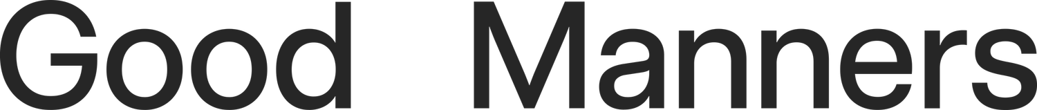 GOOD MANNERS | Good Brands Behave Better