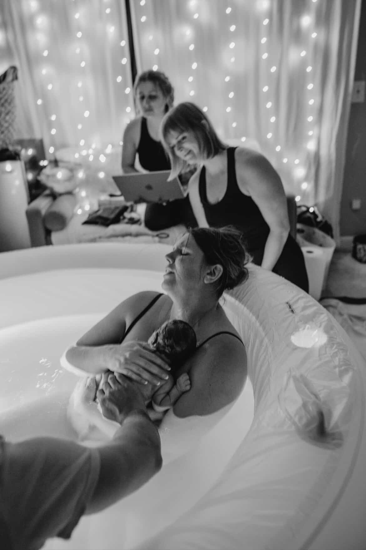 Water birth Home Birth Midwife Orange County