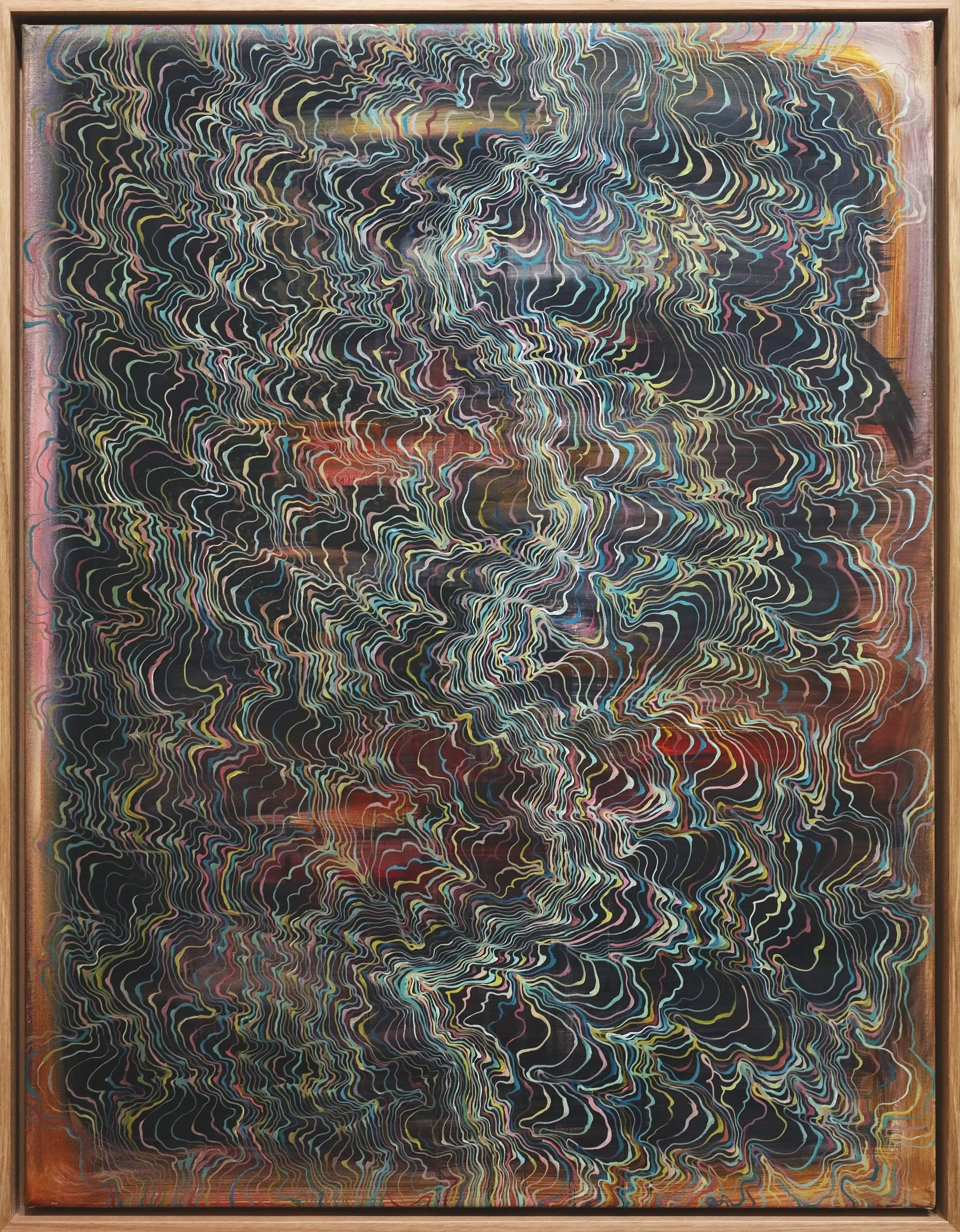 Constellations, 
2026, 
Oil on Canvas,
76.5 x 58.5 cm