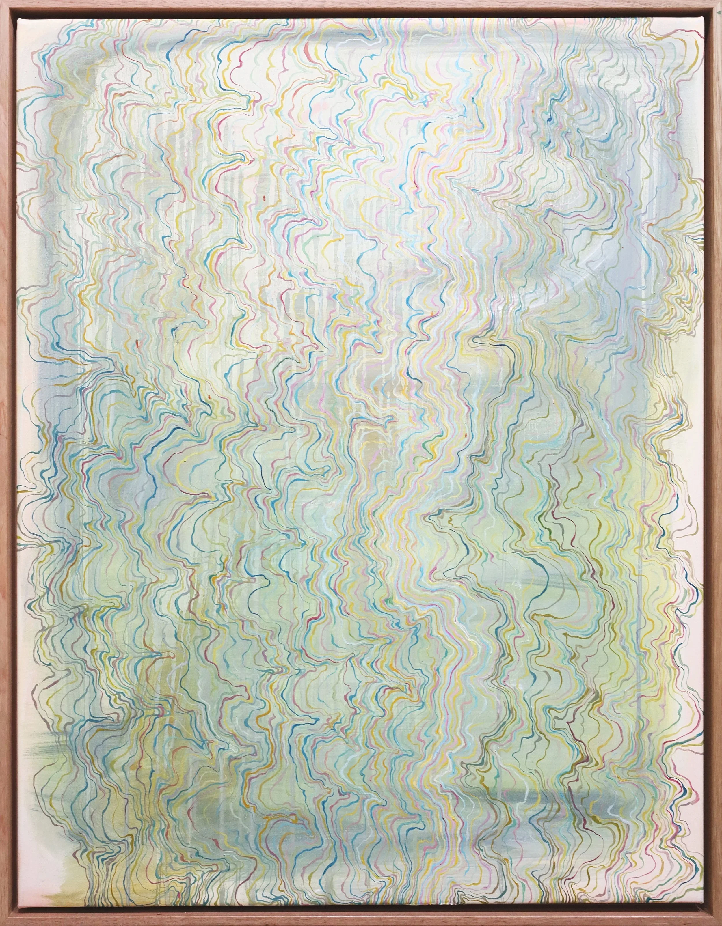 Sculptured Dunes, 
2026, 
Oil on Canvas,
76.5 x 58.5 cm