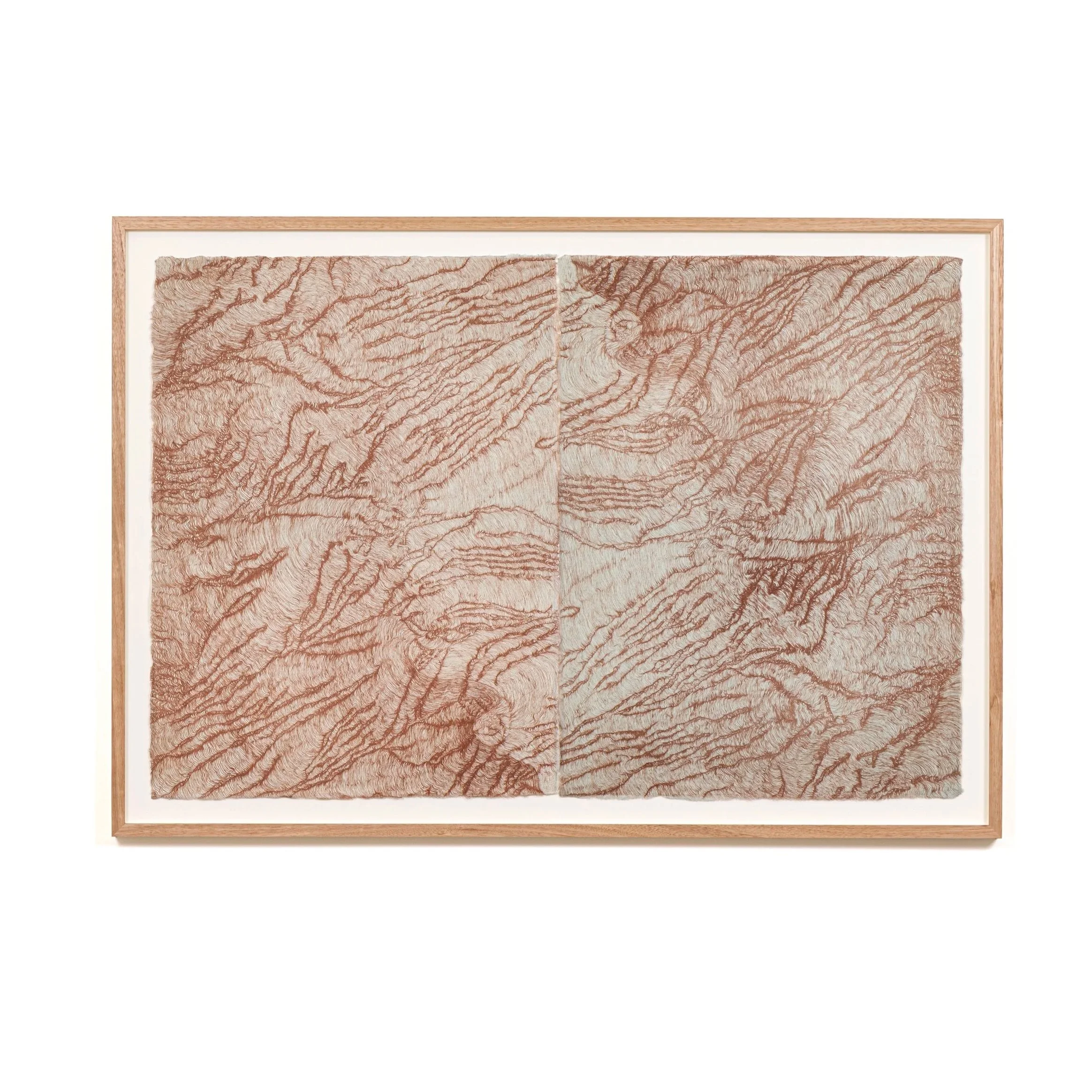 Ocean Threads
2025
diptych
lithograph with embossing and chine-collé
77x114cm 