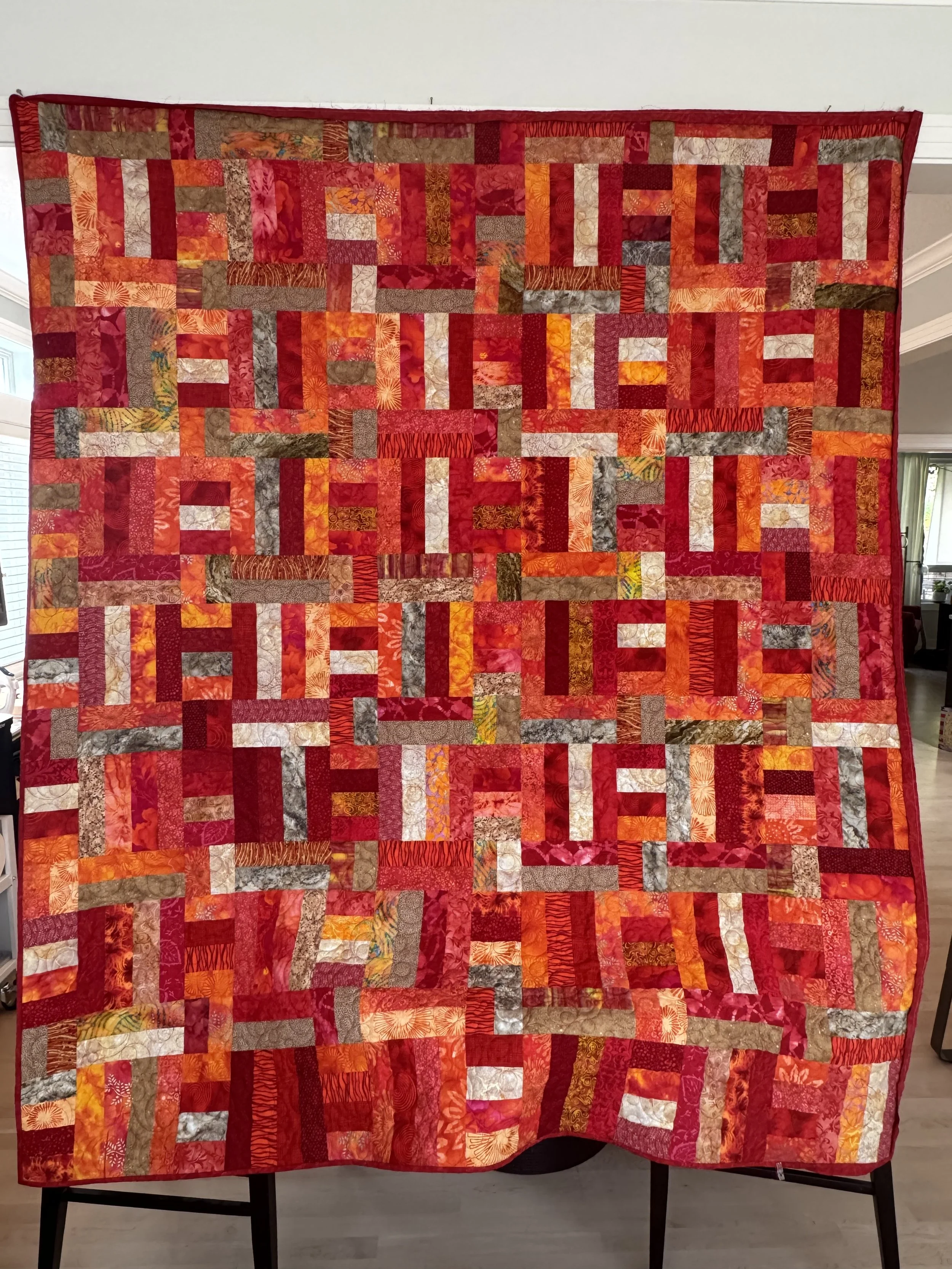 Edge to Edge MaureensDots with Minky Back