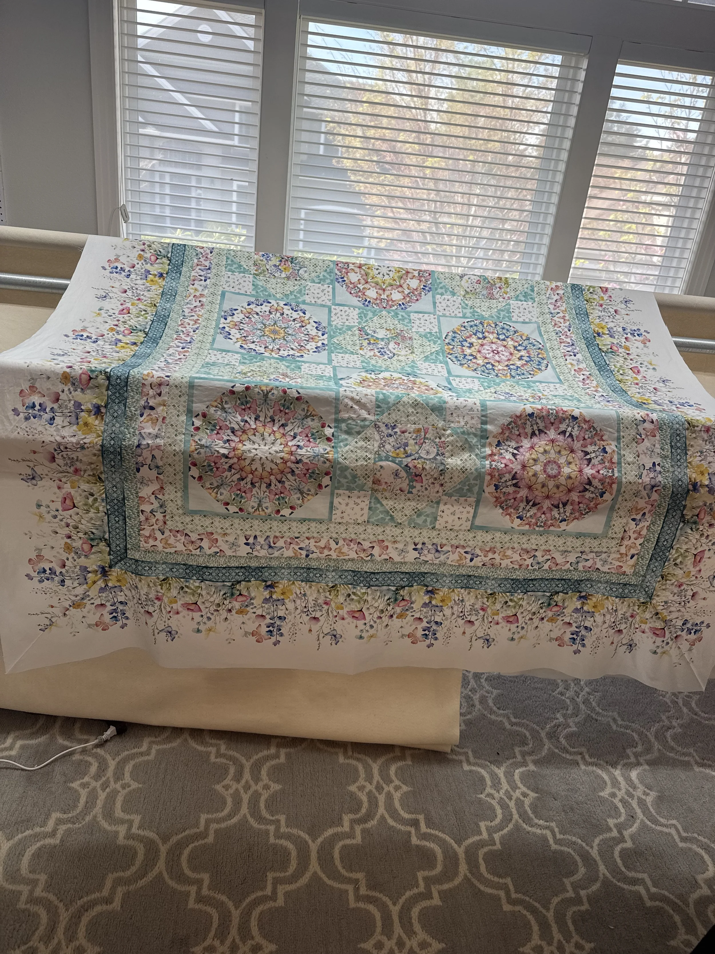 Add Mitered Borders and Final Quilting