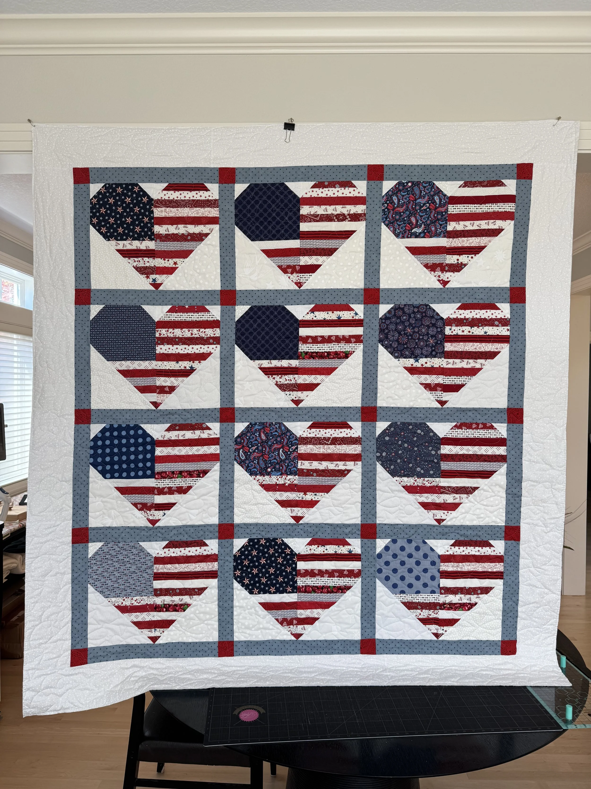 4th of Jully Quilt - Bella Rose Pattern Design