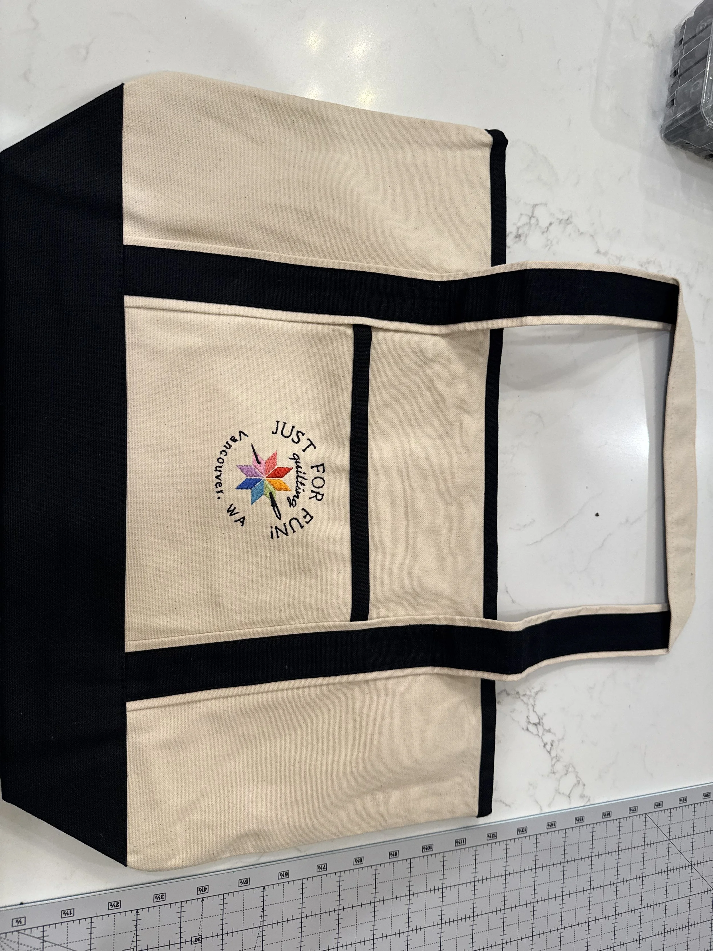 Canvas Tote Bags for sale at Just For Fun Quilting