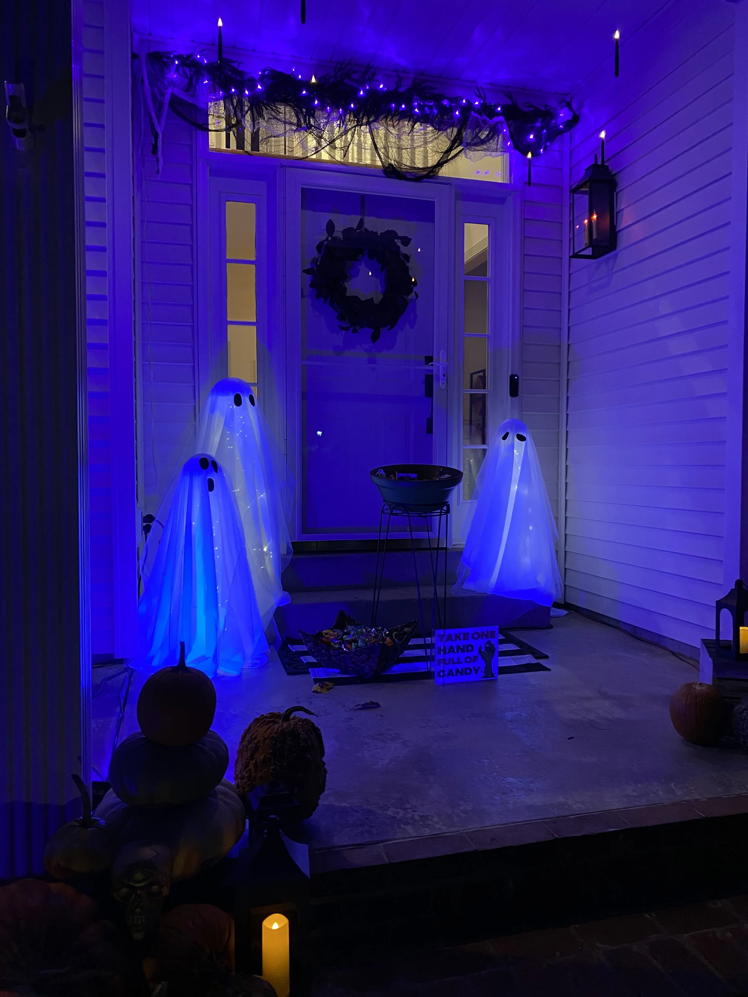 Halloween Porch Decorating in Lake Saint Louis, MO