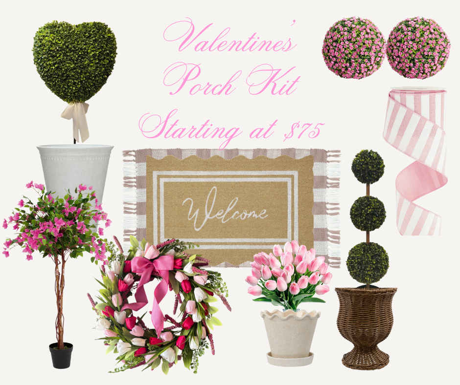Valentine's Day Inspired Porch Design & Decor | Porch Refresh | Lake Saint Louis, MO