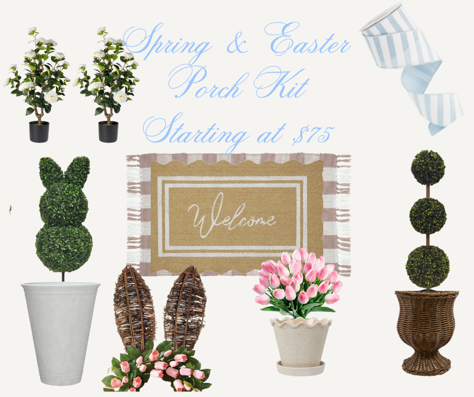 Spring & Easter Inspired Porch Design & Decor | Porch Refresh | Lake Saint Louis, MO