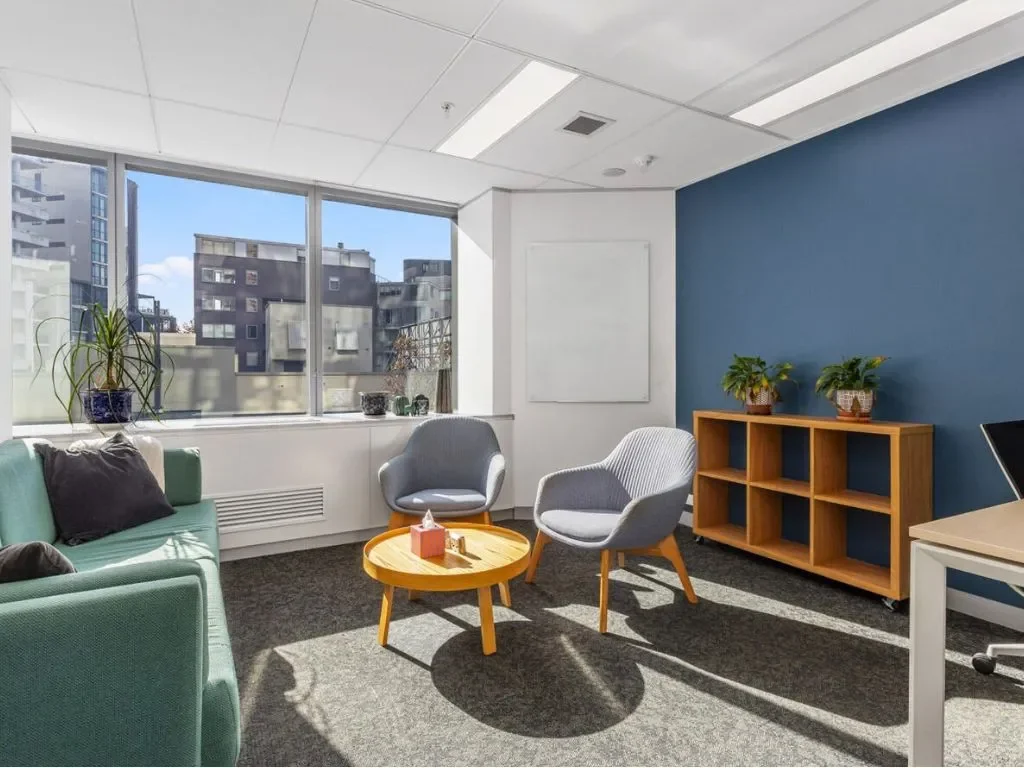 Consultation room at Naia Health St Leonards, designed for private specialist appointments and patient care.