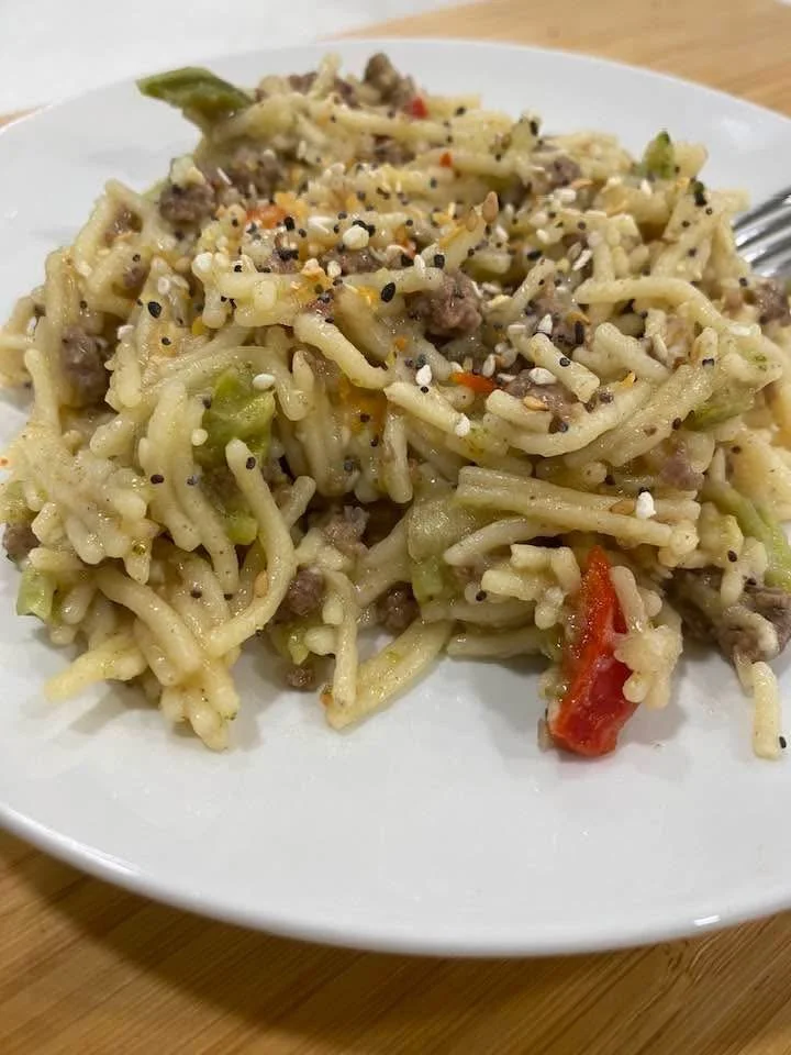 Mongolian Beef and Noodles