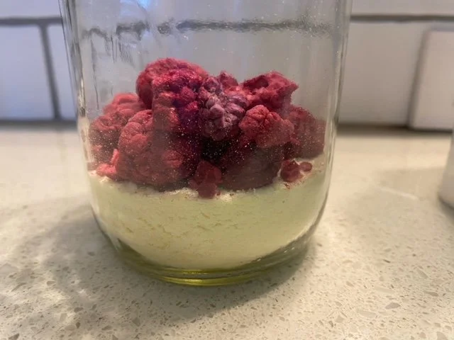 Fruit & Yogurt Parfait: Lemon Raspberry