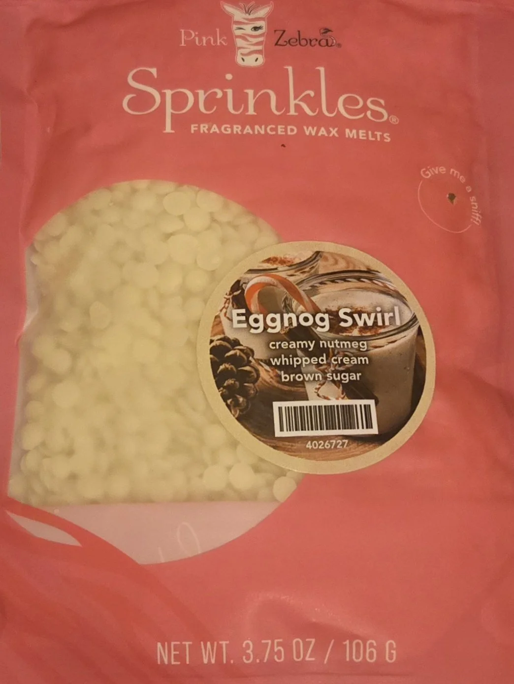 Eggnog swirl. 3.75oz