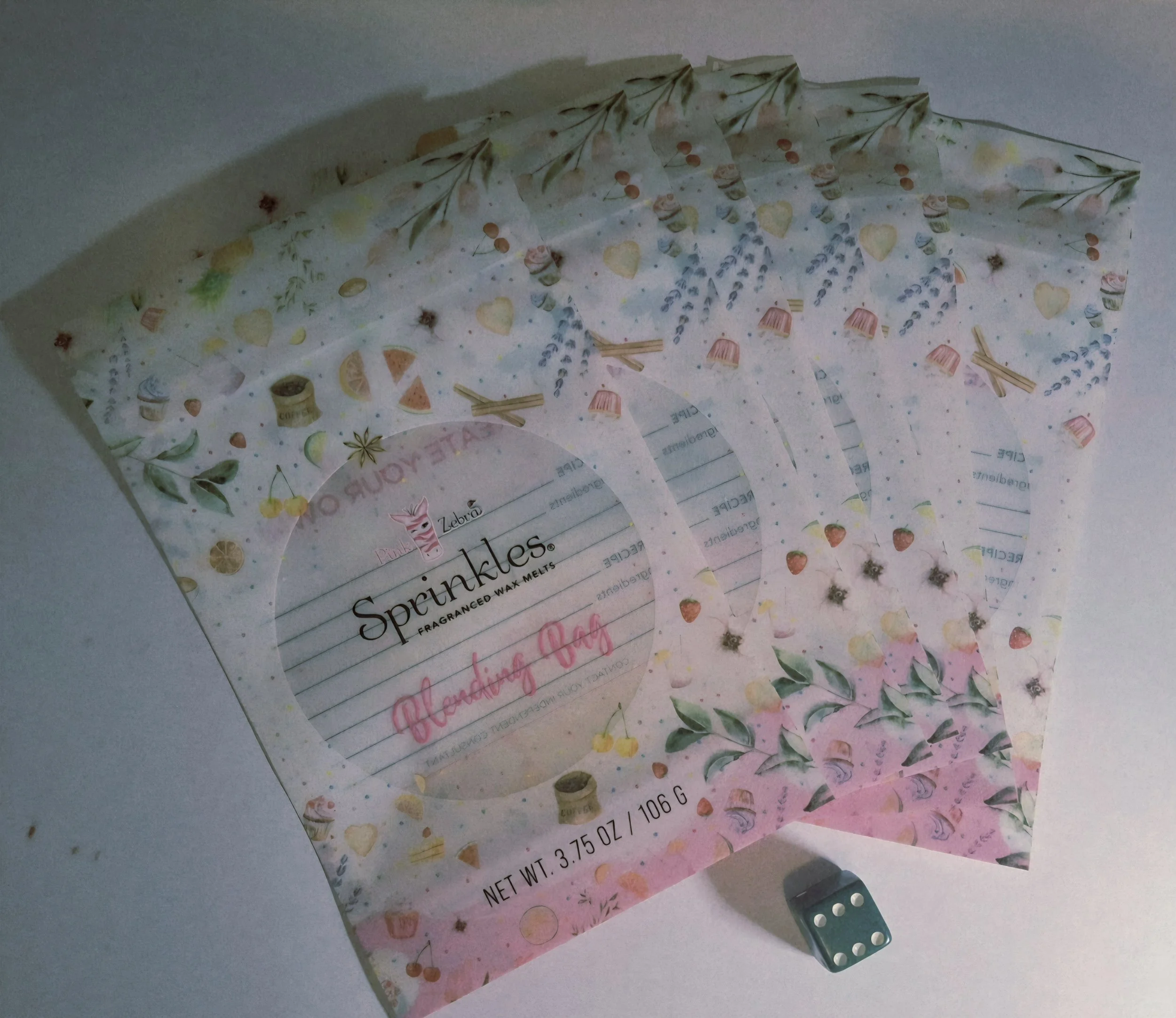 Two 4oz blending bag scent picks roll dice twice get punch on loyalty card, $ off or extra monthend entries