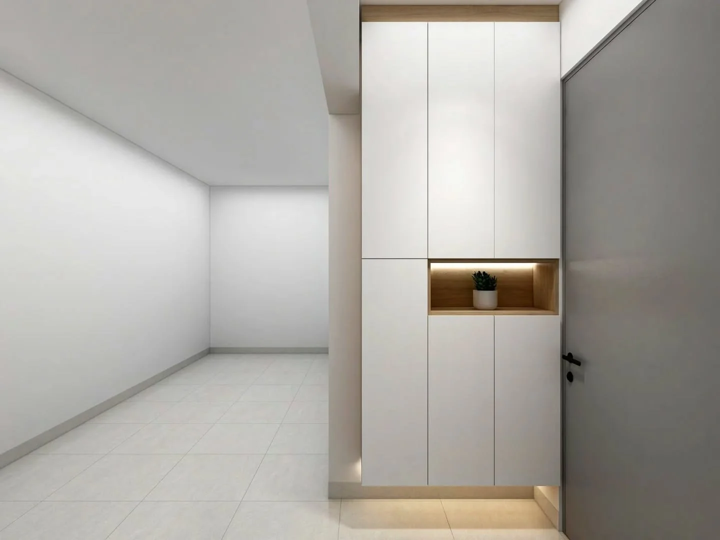 ✨ 3D Design | Muji Style That Feels Effortlessly Premium 🏡✨

Simple, warm, and full of texture, this is how you create a calm and elevated living space.🤍
📍 Location: Tuai Barat Residence &ndash; Type A
🎨 Style: Muji Style

✨ 3D 设计图 | 日式风格也可以这样装，质