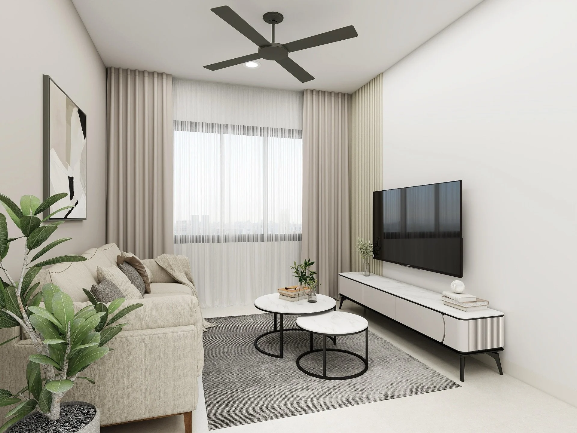✨ M Astra Type A 3D Design | Warm Minimalist Makeover from RM30,000 🏡✨
Planning to turn your M Astra unit into a cosy homestay or rental property? 👀
Here&rsquo;s another Type A 3D design concept specially created for owners who want a warm, practic
