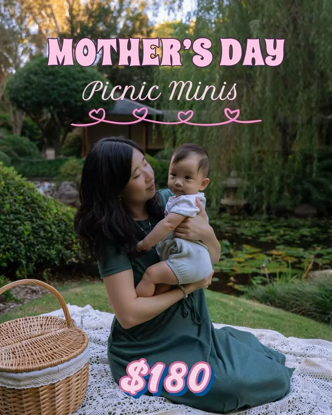 Always behind the camera, never in front. Get mums a gift they will cherish. 

$180
30 minutes 
15 hand picked and edited images. 
Locations available from Northside of Brisbane down to Gold Coast. 
$80 booking deposit. 

Not sure when you are free? 