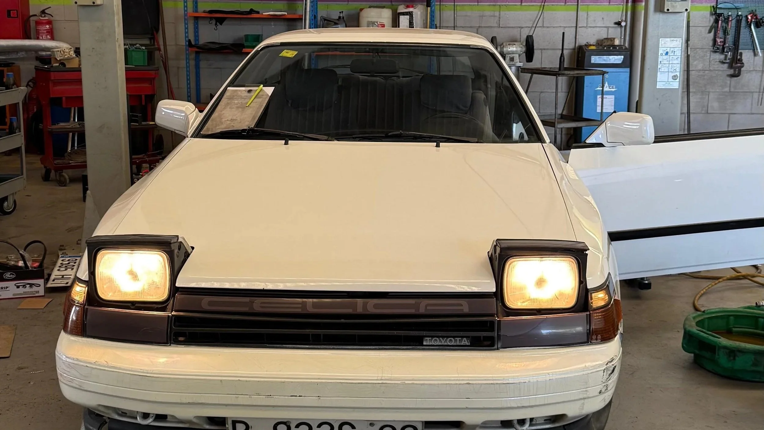 Reparación pipa de agua Toyota Celica