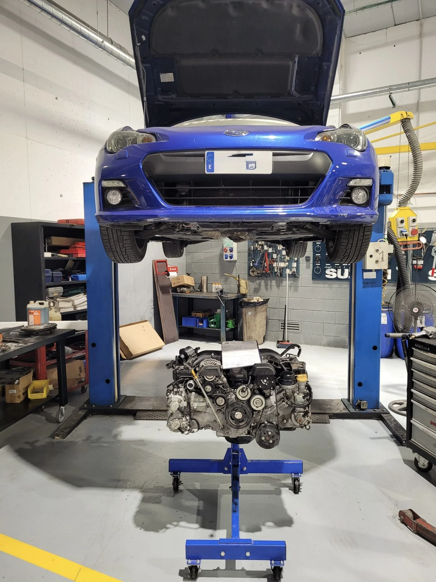 Reparación motor bóxer BRZ