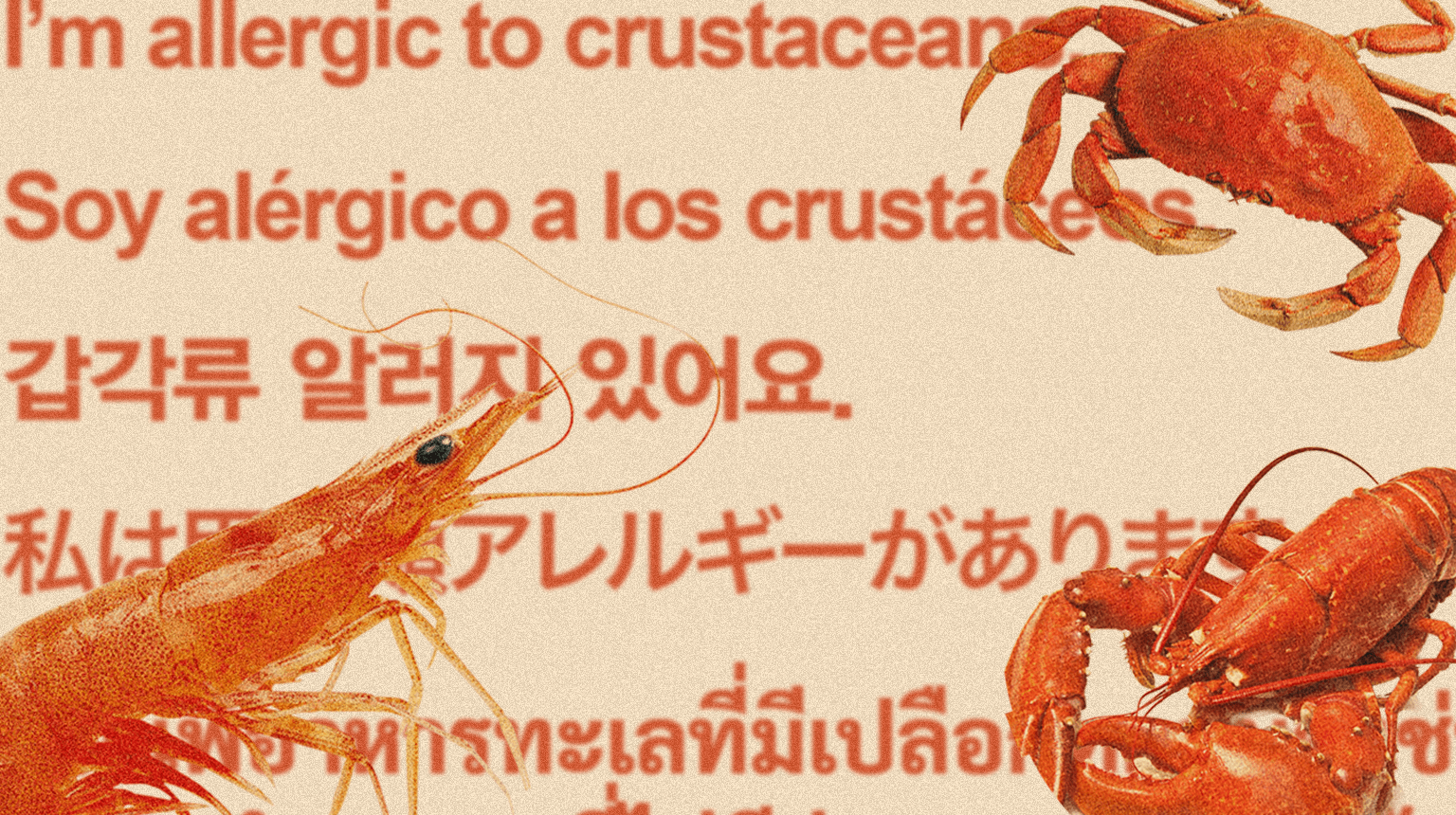 No Crustaceans / Merch Design