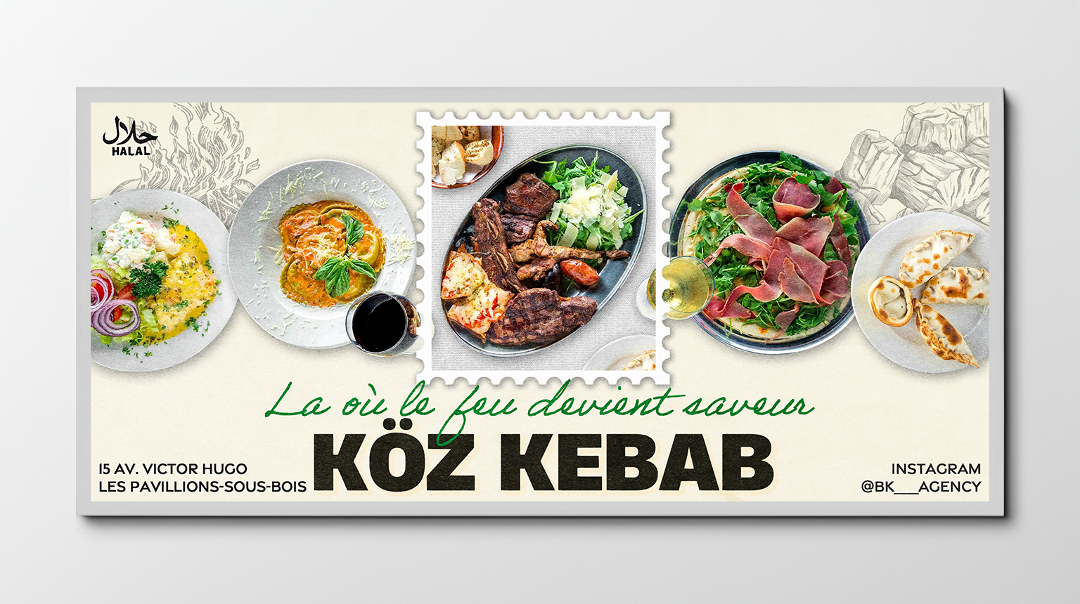 KÖZ KEBAB Signage / Signage Design