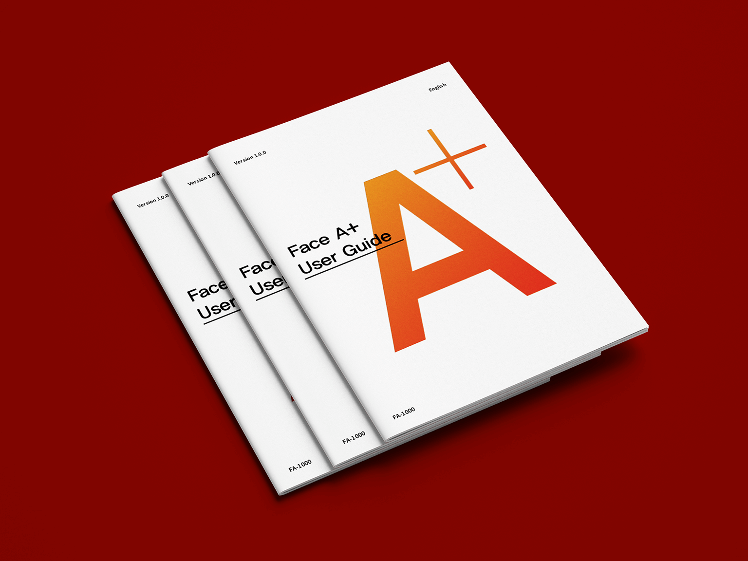 Face A+ User Manual / Editorial Design