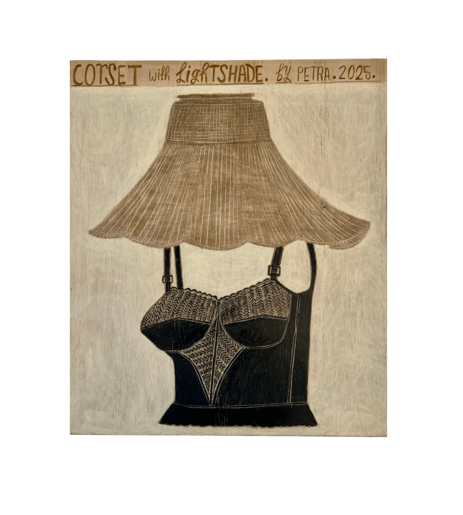 Corset with lightshade