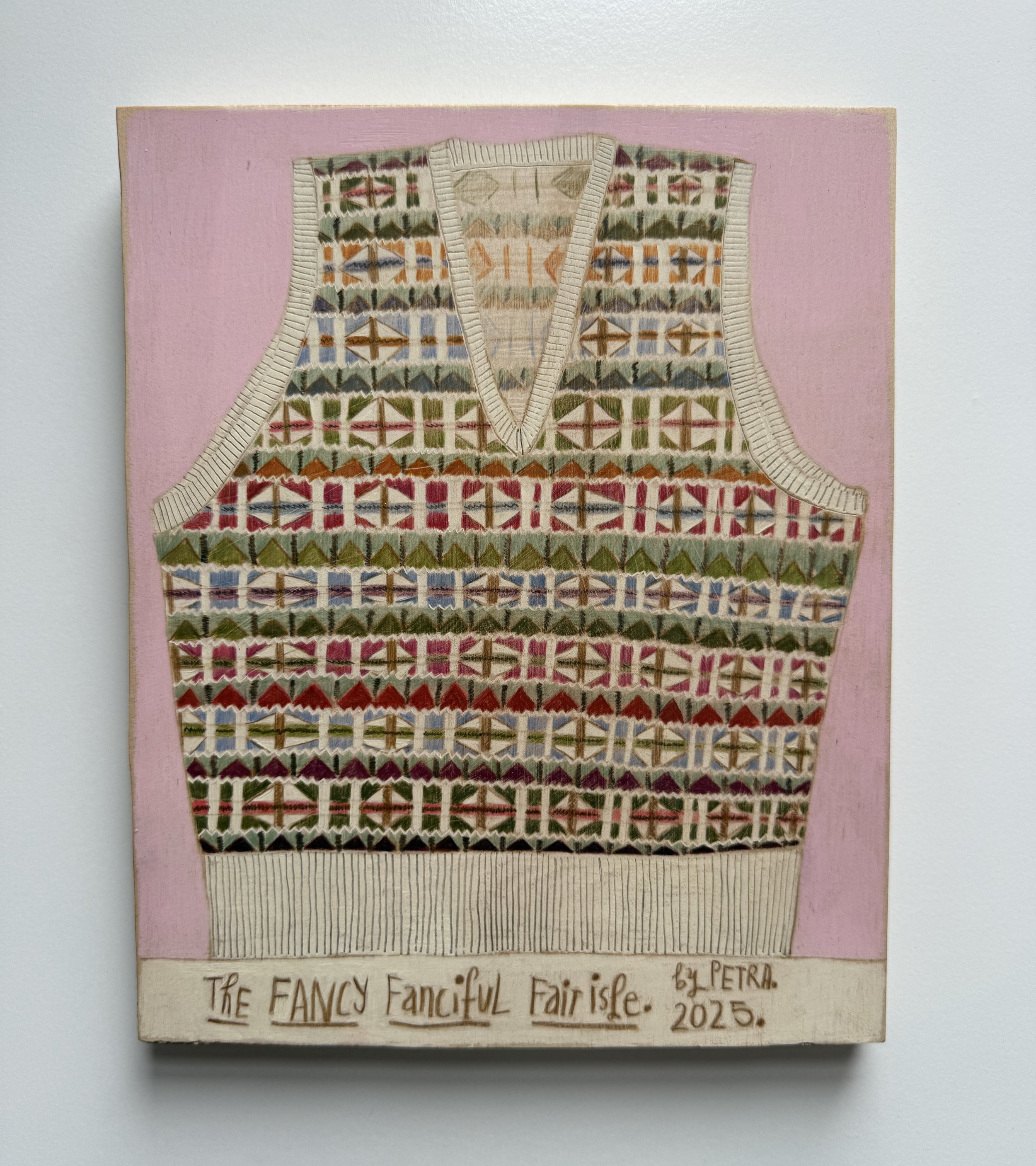 A3 poster the fancy fanciful fairisle