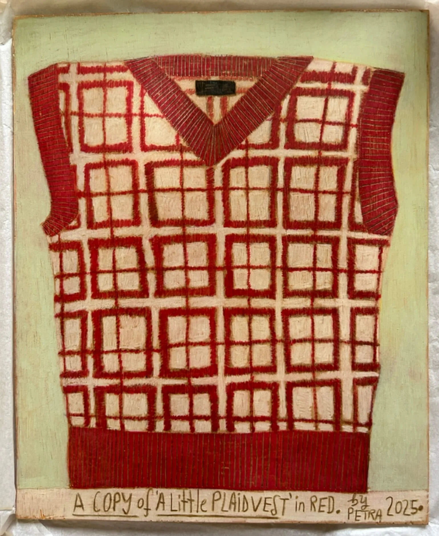 Copy of the little plaid vest