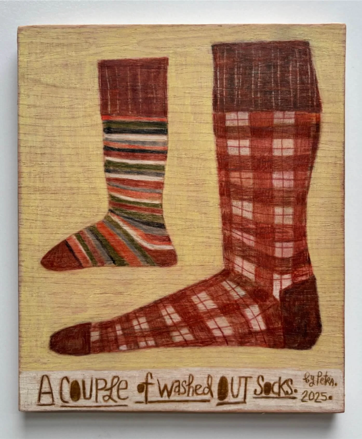 A couple of washed out socks
