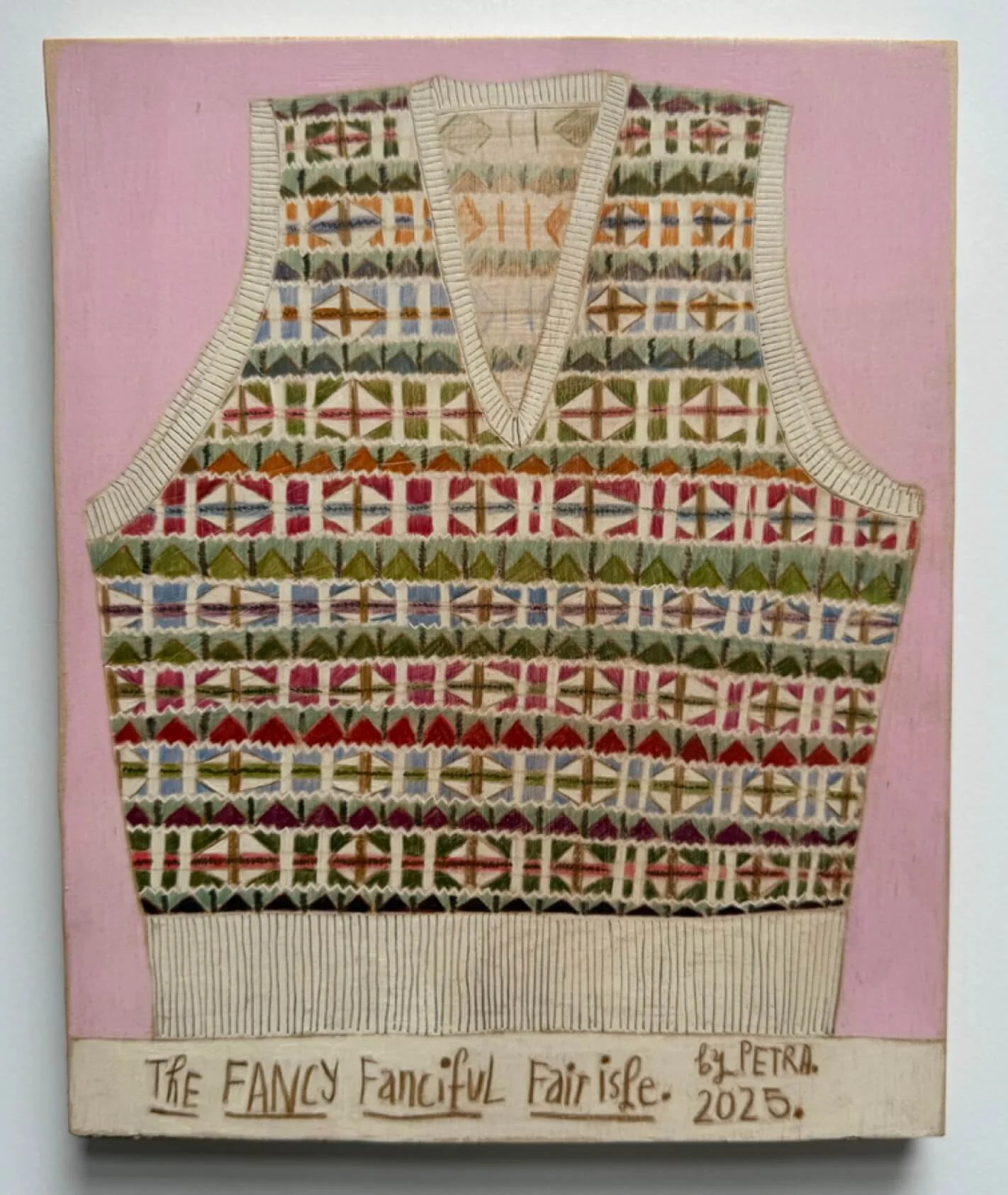 The fanciful fair isle vest