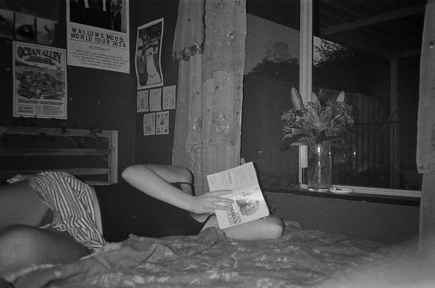 I was spontaneously inspired by some lilies &amp; decided to experiment with some self-portraits. I like the idea of photographing the self in moments where you don&rsquo;t think too much. I think that&rsquo;s when lovely, honest things can happen an