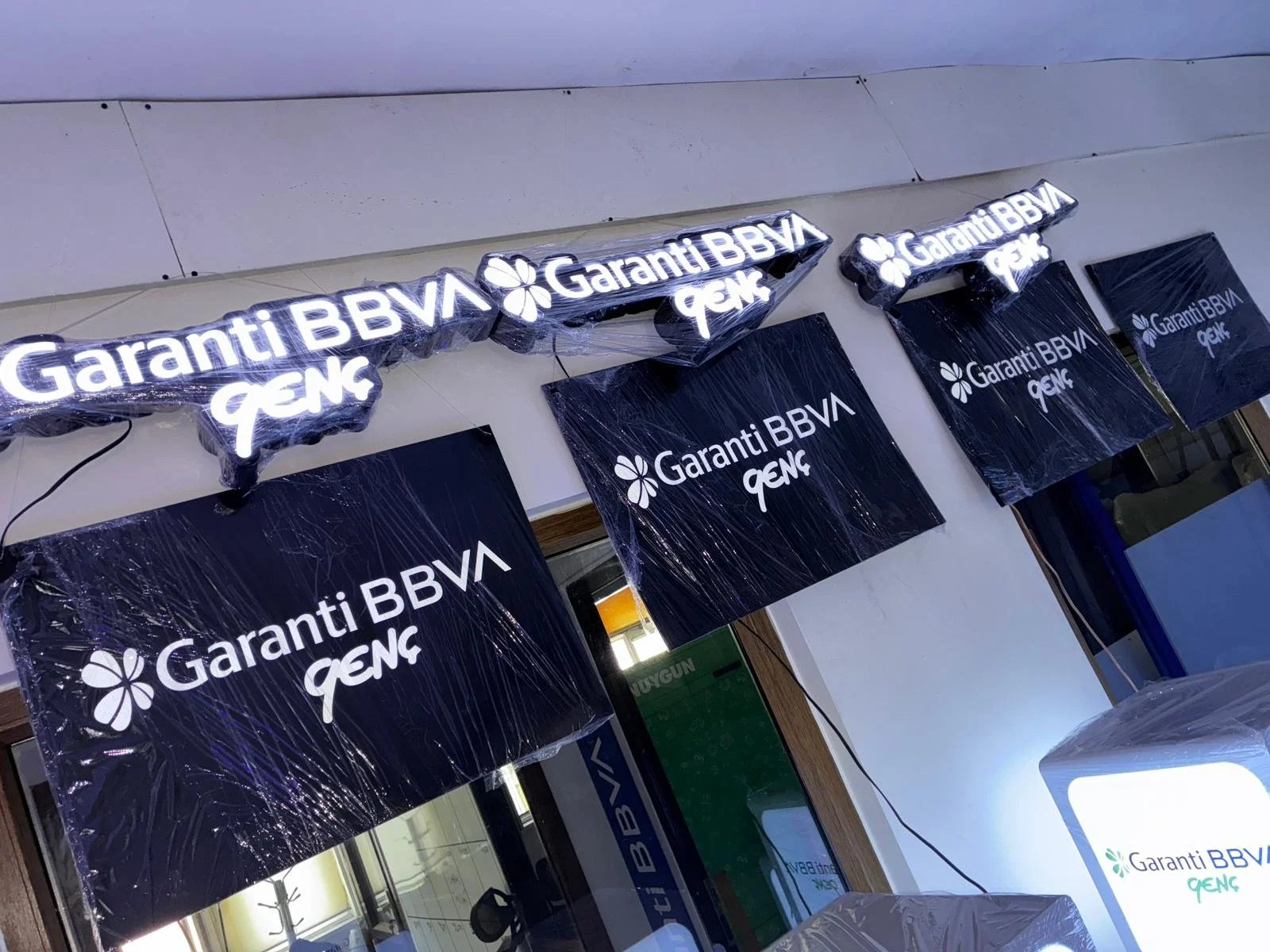 Stant Stand Etkinlik Tabela Lightbox Kiosk banko ışıklı  ledli küp