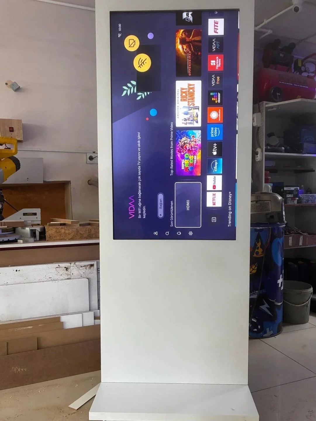 Stant Stand Etkinlik Tabela Lightbox Kiosk banko ışıklı  ledli küp