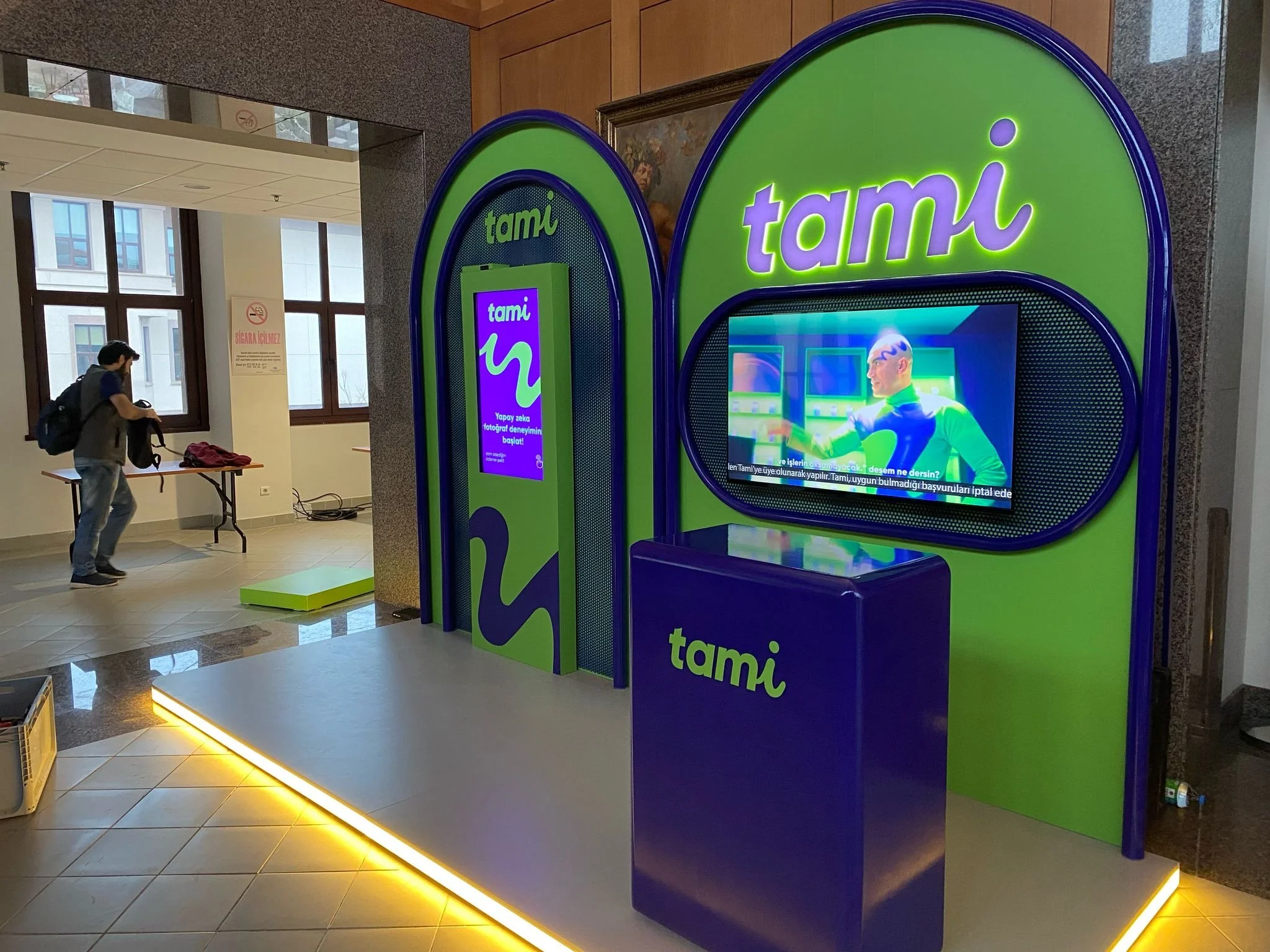 Stant Stand Etkinlik Tabela Lightbox Kiosk banko