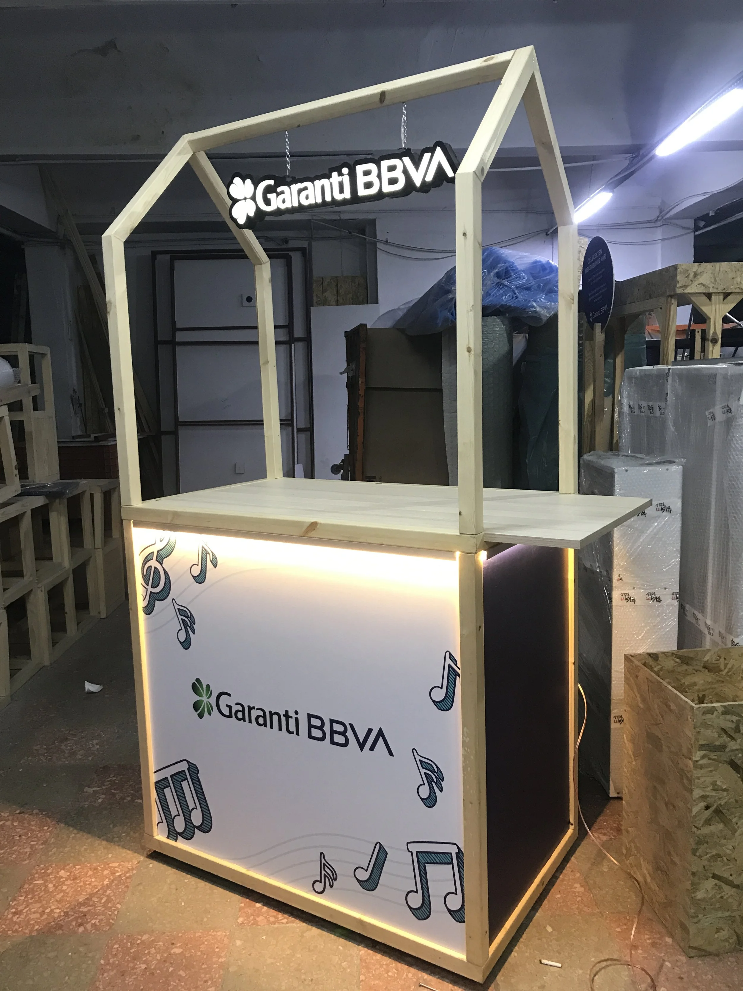 Stant Stand Etkinlik Tabela Lightbox Kiosk banko