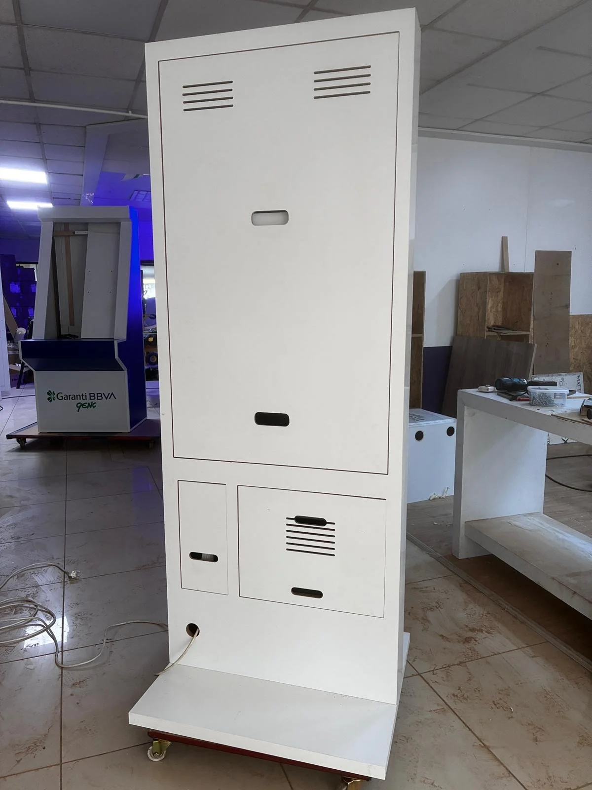 Stant Stand Etkinlik Tabela Lightbox Kiosk banko ışıklı  ledli küp